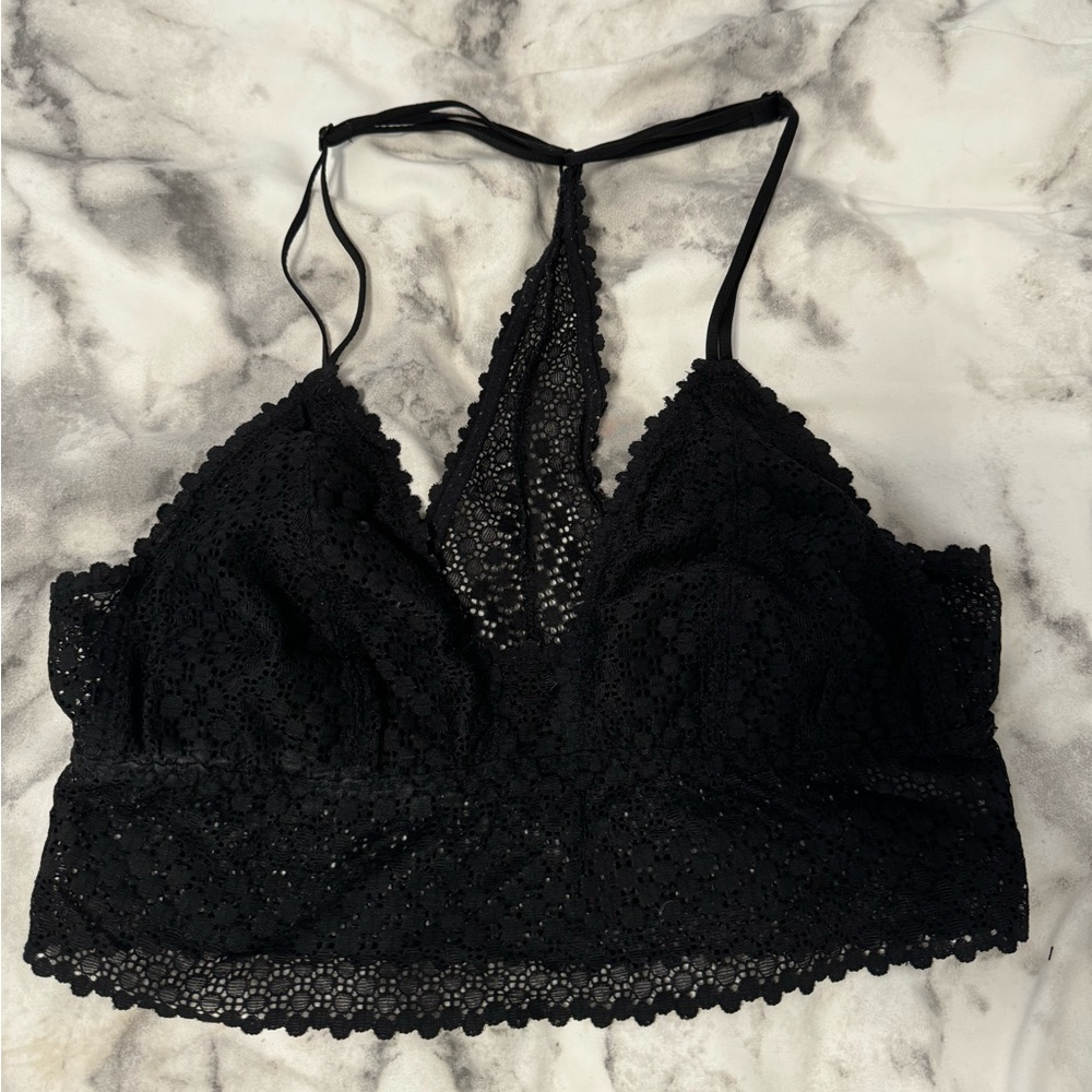 Size Small Aerie Black Bralette